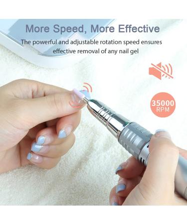 JCMASTER TouchPro+ Nail Cutter Set - Professional 6-Piece Electric Kit for Gel & Acrylic Nails | 35000 RPM | Includes 6 Bits & 3 Grinding Tapes - Premium Foot Care Tool - Buy Online on GoSupps.com