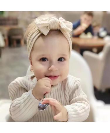 Shop Eihi 3-Pack Baby Front Ligaments for Girls | Soft & Elastic Nylon Forehead Bands - Perfect Baby Photo Accessories - Buy Online on GoSupps.com