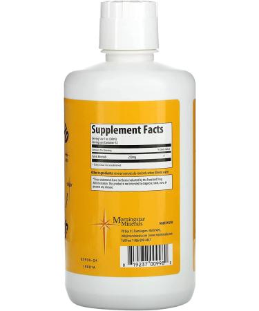 Morningstar Minerals Energy Boost - 70 Fulvic Minerals, 32 fl oz (946 ml) for Enhanced Vitality - Buy Online on GoSupps.com