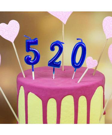 NEWCANDLE Blue 1st Birthday Candle - Roman Numeral Cool Number Candle for 1 Year Old Cake Celebration - Buy Online on GoSupps.com