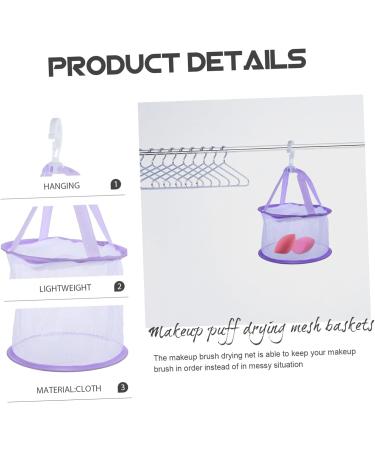 ABOOFAN Beauty Egg Drying Net - Reusable Makeup Brush & Sponge Drying Rack | Purple Powder Puff Fabric Tool - Buy Online on GoSupps.com