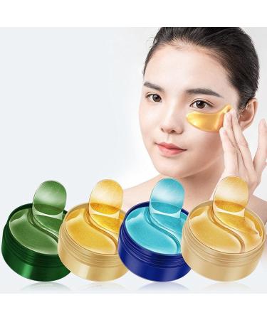 Buy Tumnea Eye Pads - Golden Algae Eye Mask for Dark Circles & Fine Lines | 30 Pairs for Moisturizing Eye Care - 80g - Buy Online on GoSupps.com
