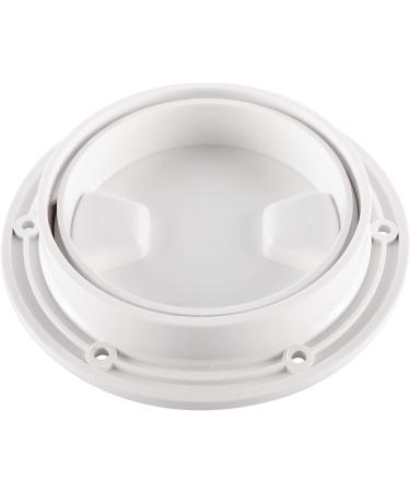 YaeMarine 4 Boat Deck Cover 2 Pack - Round Inspection Hatch & Deck Plate Access Lid - RV - Opening Dia 4 (101mm) - External Dia 5.63 (143mm) - Buy Online on GoSupps.com