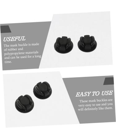 Fomiyes 10 Pack Silicone Mask Glasses Buckle | Ear Saver Mask Clips & DIY Button Lock for Comfortable Wear - International Shipping Available - Buy Online on GoSupps.com