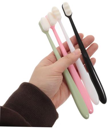 Minkissy Portable Toothbrush Set - 8 Soft Bristles for Adults & Kids | Sensitive Cleaning | Premium PP Household Hand Toothbrushes - Buy Online on GoSupps.com