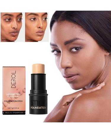 WAITLOVER DEROL Concealer Foundation Stick Oil Natural bb Foundation Hydration Moisturizing Liquid Cre Long Lasting V1C7 Insulation 02 7 g Pack of 1 - Buy Online on GoSupps.com