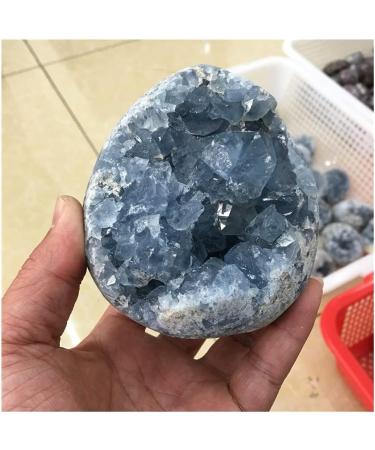 Natural Crystal Rough Very Beautiful Natural Blue cave Halo Quartz Specimen Stone (Size : 1200-1500g) - Buy Online on GoSupps.com