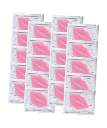 PartyKindom 20pcs Korean Lip Masks Wrinkle Patches for Dry Lips Overnight Skin Care for Women Random Style