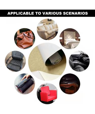 Self-Adhesive Leather Repair Tape Kit for Sofa, Car Seats, Furniture Patch - Beige (3.9 * 78.7 inch) - Buy Online on GoSupps.com