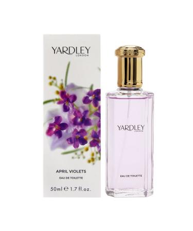 Yardley Of London April Violets for Women Eau de Toilette Spray 1.7 Ounce 1.7 Ounce (Pack of 1)