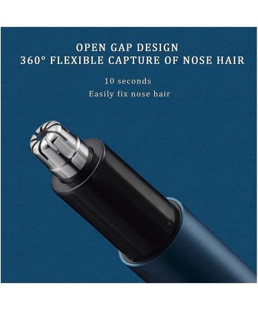 Buy USB Rechargeable Ear & Nose Hair Trimmer for Men & Women - Waterproof Facial Hair Remover with Smart Cleaning System - Buy Online on GoSupps.com