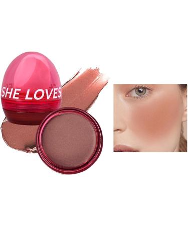 Blush Palette Monochrome Lightweight Blusher for Women - Face Makeup Essentials for Young Ladies for Working Home Gathering Dating Traveling Shopping 03# Dry Rose - Buy Online on GoSupps.com