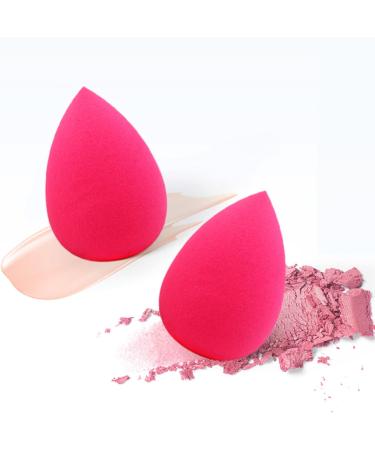 TCPENG Makeup Sponge for Blending Liquid Foundation Cream & Powder - Easy to Clean Super Soft & Non Latex Beauty Blender Concealer Applicator (3 Pack Rose Red) - Buy Online on GoSupps.com