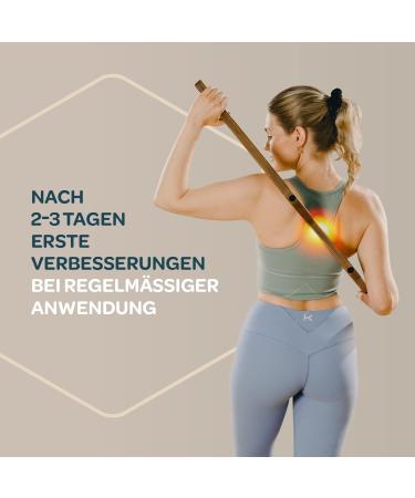 TRIGGERBOW Wooden Trigger Point Massager for Back Neck & Shoulder Relief - Optimize Pain Relief & Muscle Recovery - Buy Online on GoSupps.com