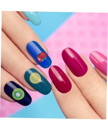 minkissy 4800 Pcs 12 Fruit Sliced nail Art Accessories DIY Manicure Decals Floral Decor Fruit Slices for Nail Fruit Slices for Manicure Nail Accessories Nail Decals Flowers Applique - Buy Online on GoSupps.com