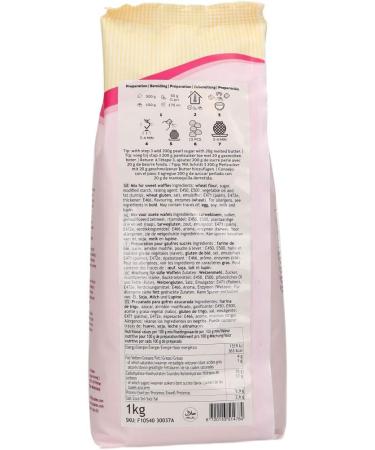 FunCakes Mix for Waffles Easily Bake Robust Sweet Belgian Waffles Sweet & Crispy Add Sugar Crystals! 1 kg - Buy Online on GoSupps.com