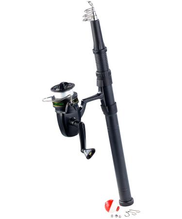 Speeron Angel: Compact telescopic fishing rod for beginners and travel up to 150 cm (travel fishing rod fishing accessories fishing reel) - Buy Online on GoSupps.com