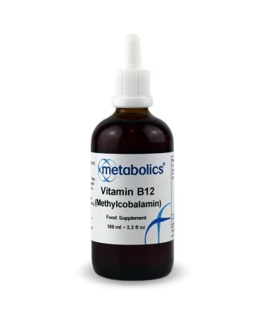 Liquid B12 Methylcobalamin by Metabolics Vitamin B12 Supplement Containing Only Methylcobalamin & Purified Water Contributes to the Reduction of Tiredness & Fatigue | Additive Free 100 ml (Pack of 1) - Buy Online on GoSupps.com