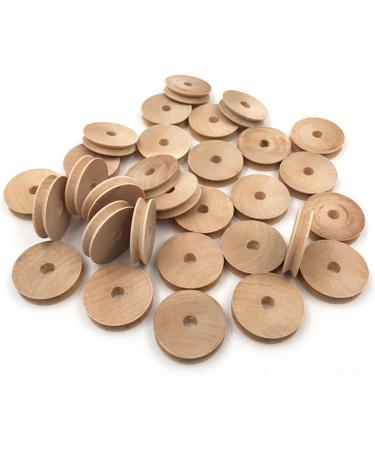 COHEALI 20pcs Wheels for Car Accesorios Para Autos Car Accessory Wood Wheels Accessories Car Wood Toy Picture 1 Size 1 - Buy Online on GoSupps.com