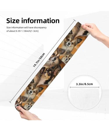 Chihuahua Dog Compression Socks for Men & Women - 15-20 mmHg Circulation Support for Running & Cycling - Buy Online on GoSupps.com