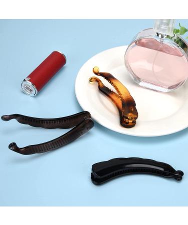 Apricitie Vintage Banana Hair Clips - Set of 3 | Stylish Fish Clips for Long Hair | Perfect for Women & Girls - Buy Online on GoSupps.com