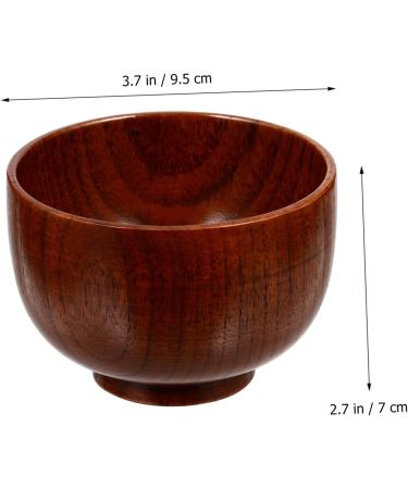 FOMIYES 3pcs Wooden Shaving Cleaning Bowl Set - Salad Bowl & Brush | Kids' Essentials - International Shipping - Buy Online on GoSupps.com