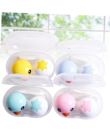 Healeved 8-PK Contact Lens Container Case - Durable Lens Holders with Duck Design for Safe Storage - Buy Online on GoSupps.com