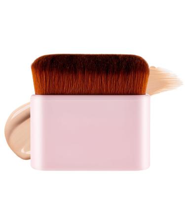 Body Makeup Brush Kabuki Brush for Self Tanner Vegan Large Professional Portable Kabuki Face Body Blending Bronzer Highlight Self Tanning Blush Foundation Cosmetics Beauty Brush