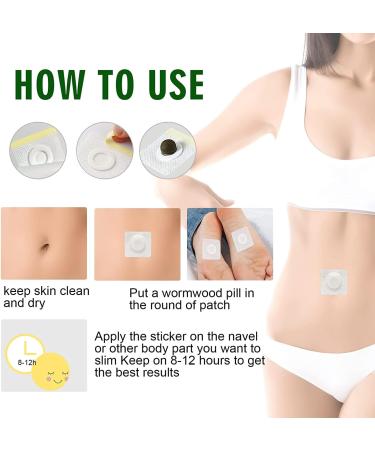 Slimming Patch & Weight Loss Stickers - Fat Burning Moxa Wormwood Patches for Body Care & Anti-Cellulite - Buy Online on GoSupps.com