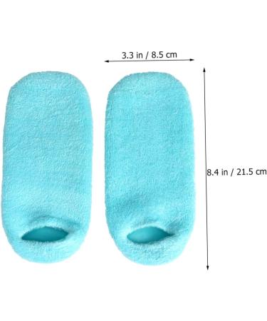1 Pair Foot Softening Socks Womens Socks Spa Feet Sleeves Anti Socks Women Socks Lotion Socks Cracked Heels Guard Foot Moisturising Socks Spa Moisture Ankle Socks Gel Moisturizing medium - Buy Online on GoSupps.com
