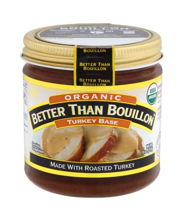 Organic Turkey Base with Roasted Turkey | USDA Organic | 38 Servings | 8oz Jar - Buy Online on GoSupps.com