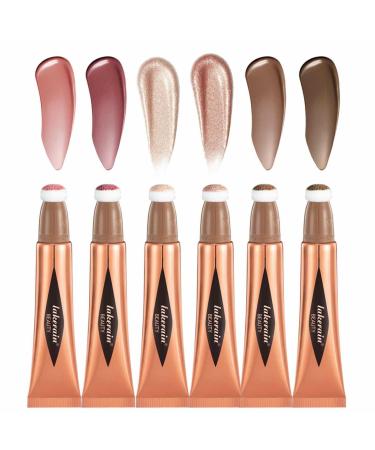 Highlighter Beauty Wand,Blush Highlighter Stick,Cream Makeup Blushes,Cream Blushes For Cheeks,Liquid Contouring Face Contouring Makeup Blushes Blush Stick Highlighter Stick