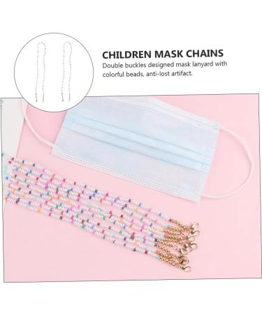 Minkissy 6pc Mask & Glasses Hanging Chain - Sturdy Anti-Lost Slipproof Ear Protector Chains with Pearl Design for Eyewear - Buy Online on GoSupps.com