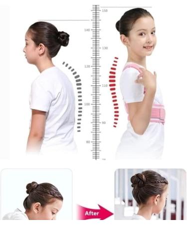 Back Support Back Brace Lumbar Support Back Posture Corrector Orthopedic Corset Shoulder Lumbar Spine Decompression Back Support Belt(Pink X-Large) X-Large Pink - Buy Online on GoSupps.com