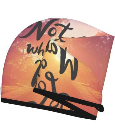 Not All Who Wander Microfiber Hair Towel | Super Absorbent Coral Velvet Wrap for Long Curly & Thick Hair - Quick Dry Solution for Women - Buy Online on GoSupps.com