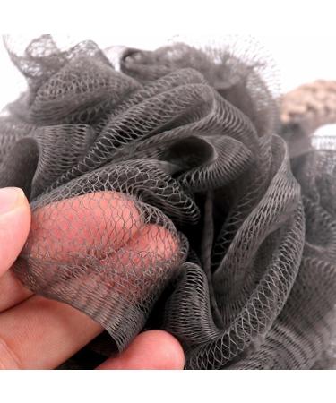 Exfoliating Bath Sponges & Loofahs - 3 Piece Set for Men & Women | Mesh Balls & Shower Accessories for Spa & Body Scrubs - Buy Online on GoSupps.com