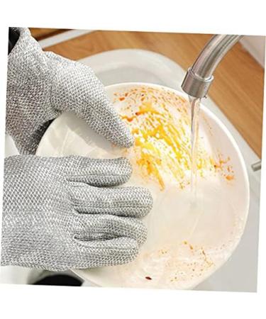 Tovmekdjn 1 Pair Household Dusting Gloves Dish Washing Gloves Cleaning Gloves Medium Plate Dish Towel Cutters Easy to Use 23.5 X 17cm - Buy Online on GoSupps.com
