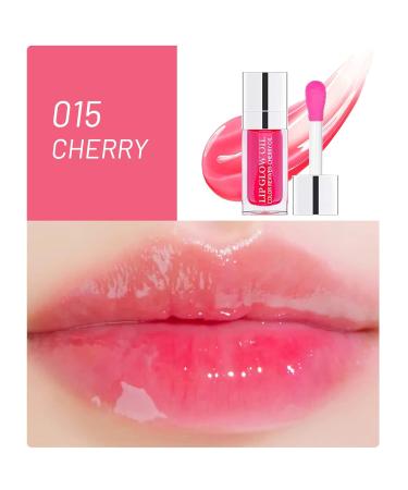 Cherry Plumping Lip Oil - Hydrating Gloss, Tinted Balm with Nourishing Formula for Long-lasting Shine and Non-sticky Texture - Buy Online on GoSupps.com