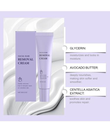 Facial Hair Reducer Facial Care Facial Hair Removal Cream Moisturizing Cream For Face Upper Lip Chin Soin Quotidien du Visage et Nettoyage Convient Tous les Types de Peau - Buy Online on GoSupps.com