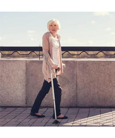 Tovmekdjn Non-Slip Four-Base Cane Tip Self-Standing Four-Base for Cane Four-Legged Cane Foot Cover 2 PCS - Buy Online on GoSupps.com