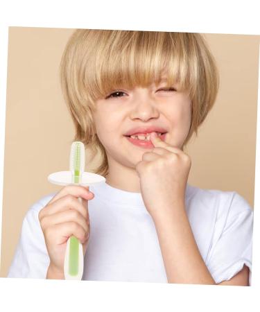 Gleavi 4-Piece Baby Toothbrush Set - Suction Cup Travel Toothbrushes for Children's Oral Hygiene & Teeth Brushing Essentials - Buy Online on GoSupps.com