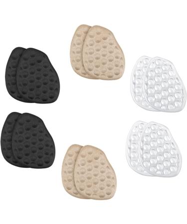 FOMIYES 12 Pairs High Heels Forefoot Pads - Cushioned Shoe Inserts & Scent Booster Beads for Women - Adhesive Flannel Damping Half Size Pads - Buy Online on GoSupps.com