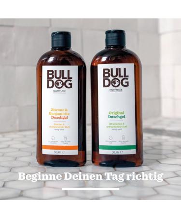 BULLDOG Body Care for Men | Original Natural & Refreshing Shower Gel 500ml - International Shipping Available - Buy Online on GoSupps.com