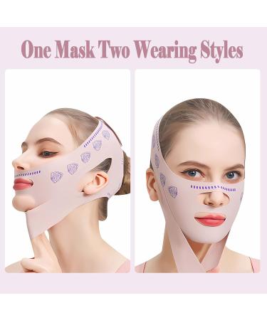 Buy Reusable V Line Mask - Breathable & Comfortable Chin Strap for Women - Pink | International Shipping Available - Buy Online on GoSupps.com