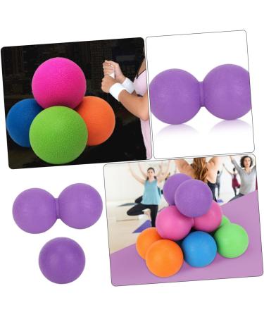 Healvian Yoga Ball Set - 4 Massage Balls for Muscle Relaxation & Tension Relief | Ideal for Foot Fascia & Lacrosse Therapy | International Shipping Available - Buy Online on GoSupps.com