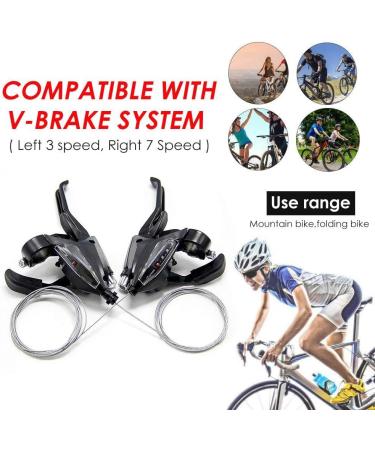 FAIREDEAR 24-Speed Bike Gear Shifter | EF500 Derailleur | Mountain Bicycle Speed Brake - Buy Online on GoSupps.com