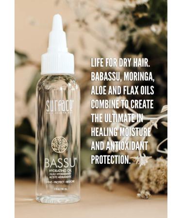 Surface Hair Bassu Hydrating Oil - 8 Fl. Oz | Intensify Shine, Protect, Brighten Color & Condition - Buy Online on GoSupps.com
