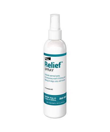 Relief Spray, temporary relief of itching and flaking, for dogs, cats and horses, 8 oz