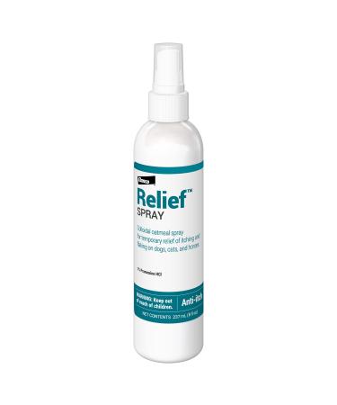 Relief Spray, temporary relief of itching and flaking, for dogs, cats and horses, 8 oz - Buy Online on GoSupps.com