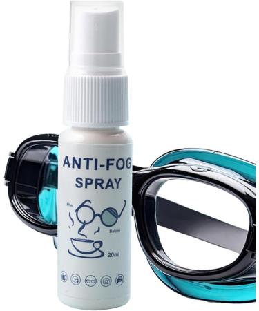 Lens Cleaning Spray - 20ml Anti Fog Spray for Glasses Glasses Cleaner Spray Anti Fog Glasses Cleaner Lens Cleaner for Glasses Spectacle Cleaner Anti Mist Spray Streak-Free Goggle Anti Fog Spray - Buy Online on GoSupps.com